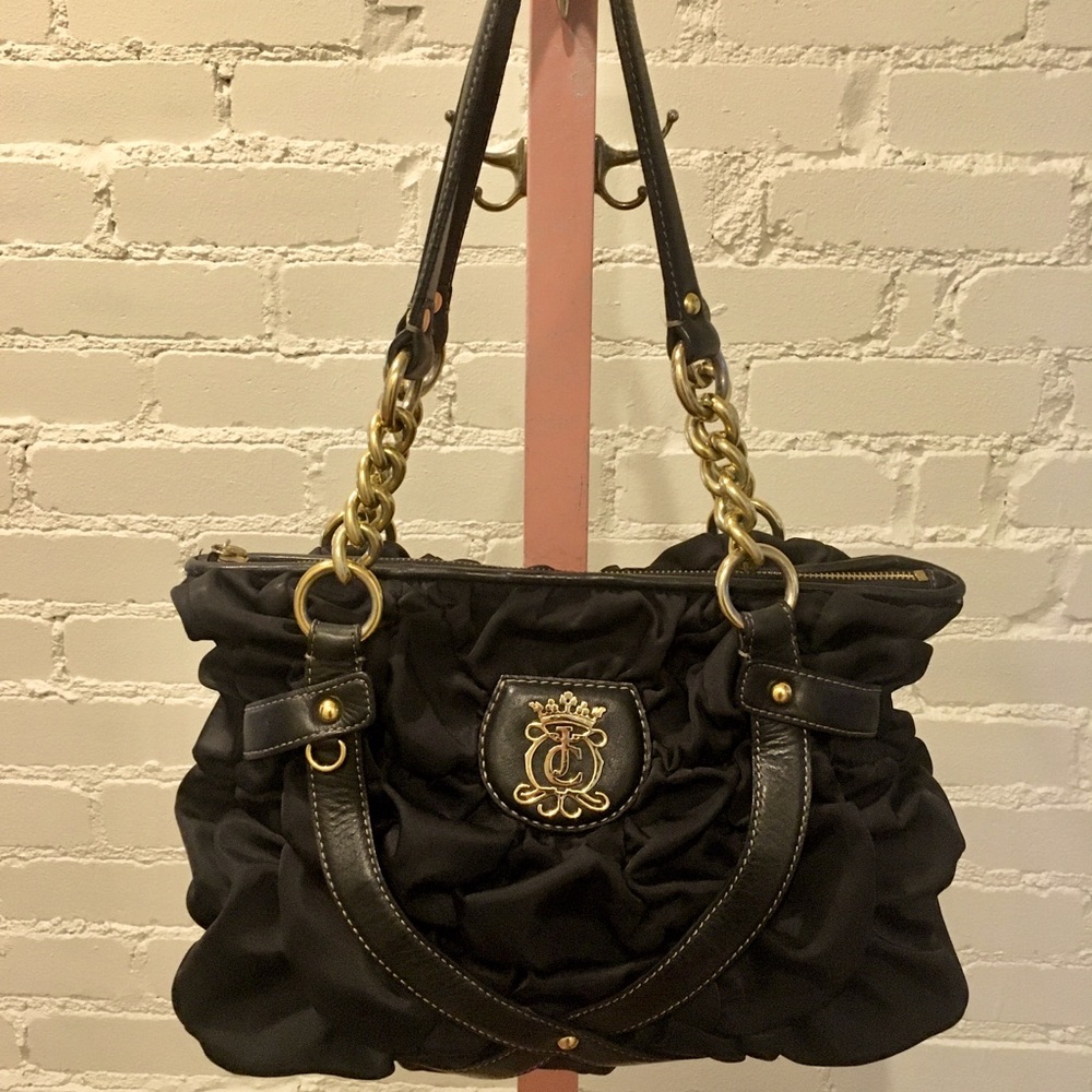 Juicy Couture Nylon Ruched Handbag